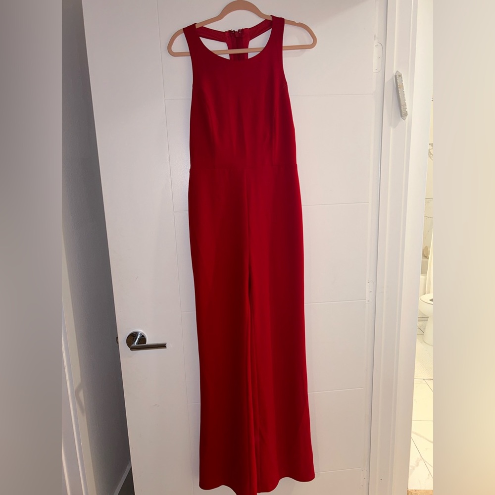 Lulu’s Red Jumpsuit